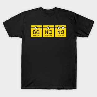 Banana Chemistry Periodic Table T-Shirt